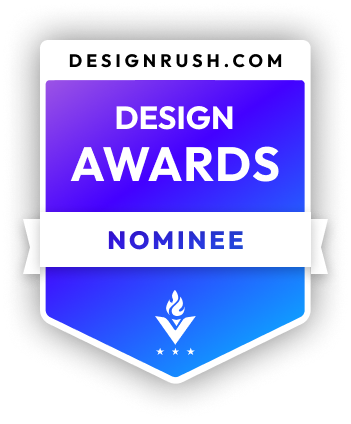 Design Rush Design Nominee Badge