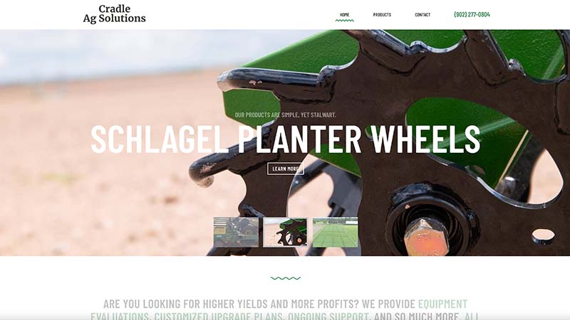 Home hero desktop image of Cradle Ag Solutions